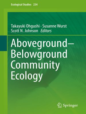 cover image of Aboveground–Belowground Community Ecology